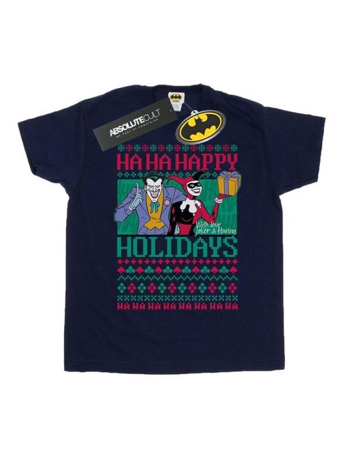 DC Comics - T-shirt HA HA HAPPY HOLIDAYS - Kiabi