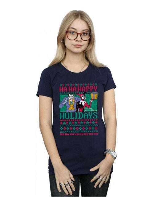 DC Comics - T-shirt HA HA HAPPY HOLIDAYS - Kiabi