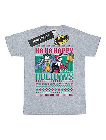DC Comics - T-shirt HA HA HAPPY HOLIDAYS