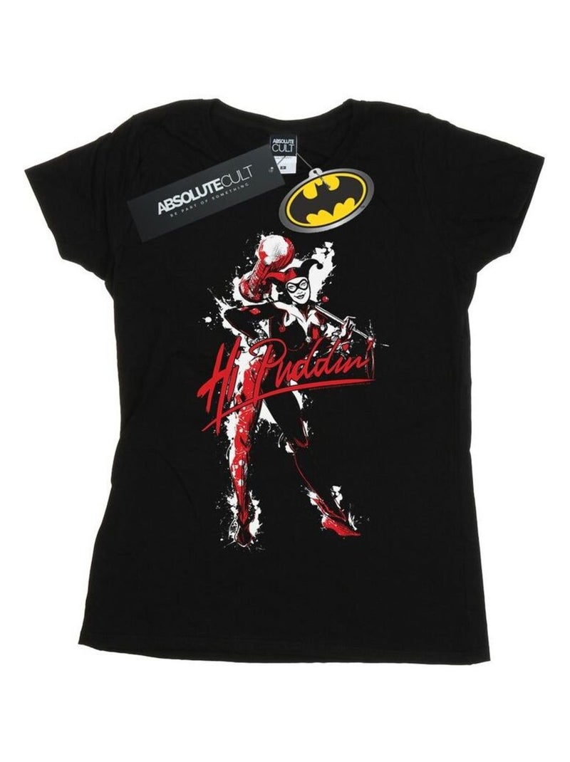 DC Comics - T-shirt HI PUDDIN Noir - Kiabi