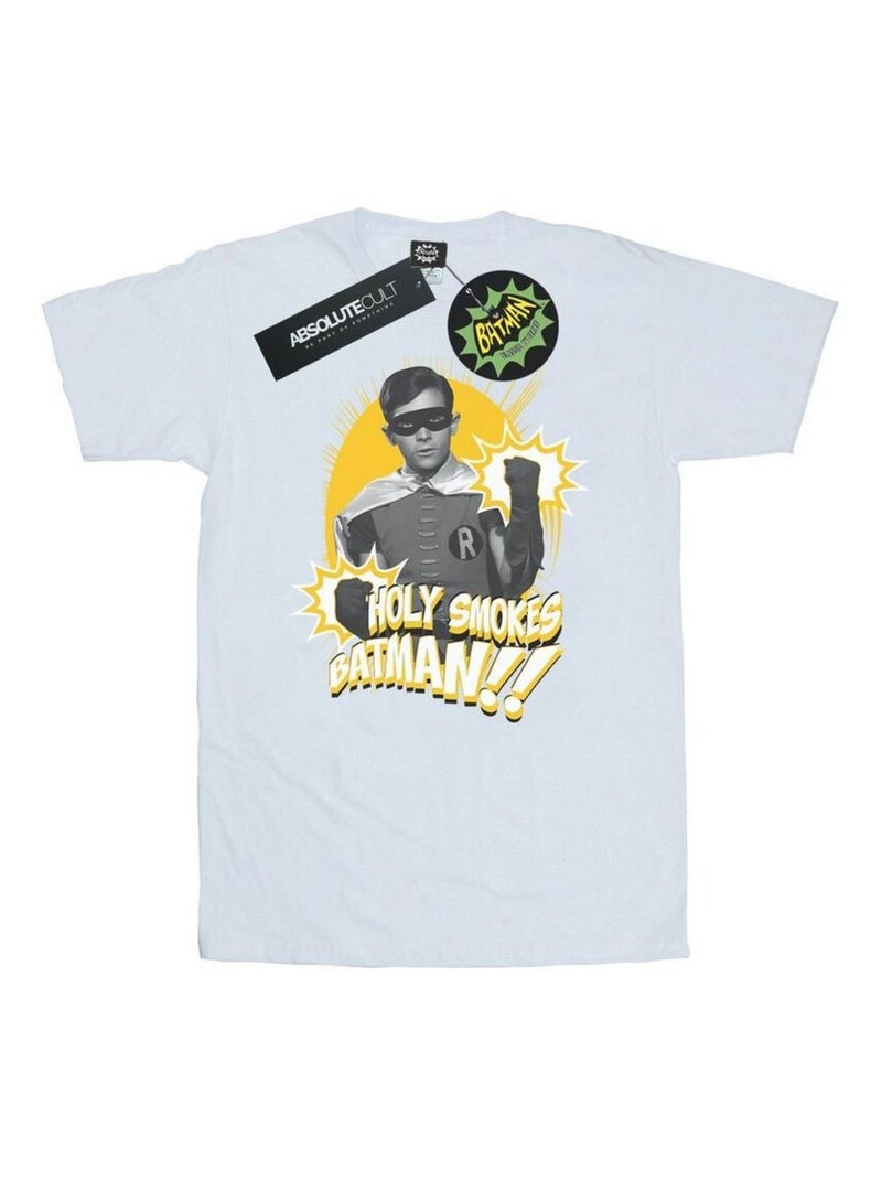 DC Comics - T-shirt HOLY SMOKES Blanc - Kiabi
