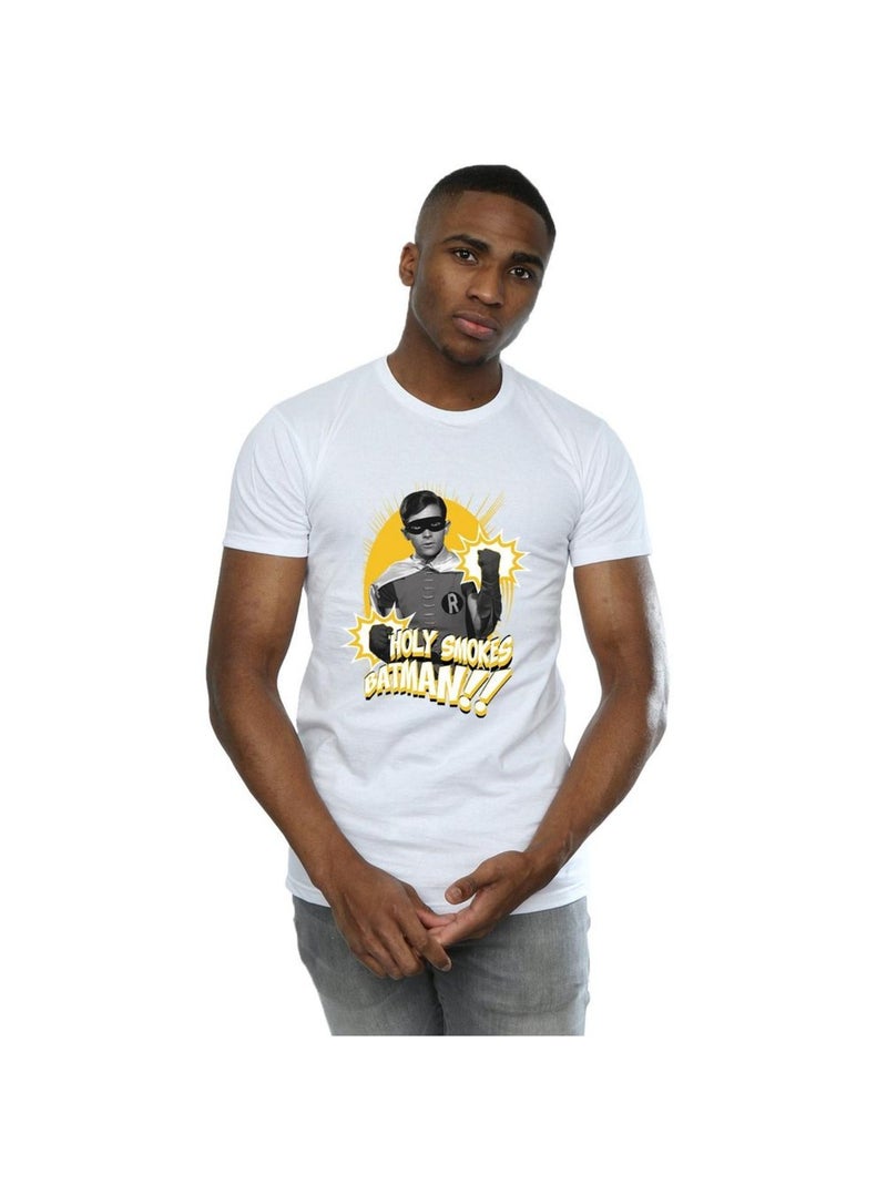 DC Comics - T-shirt HOLY SMOKES Blanc - Kiabi