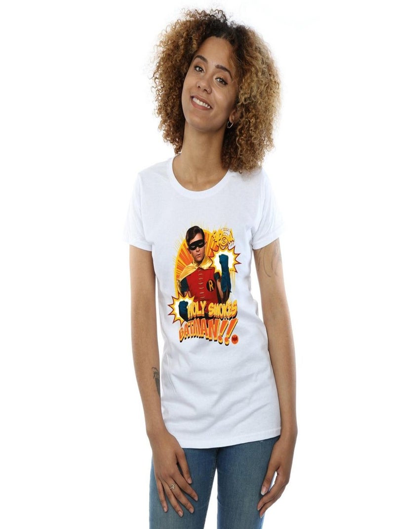 DC Comics - T-shirt HOLY SMOKES Blanc - Kiabi