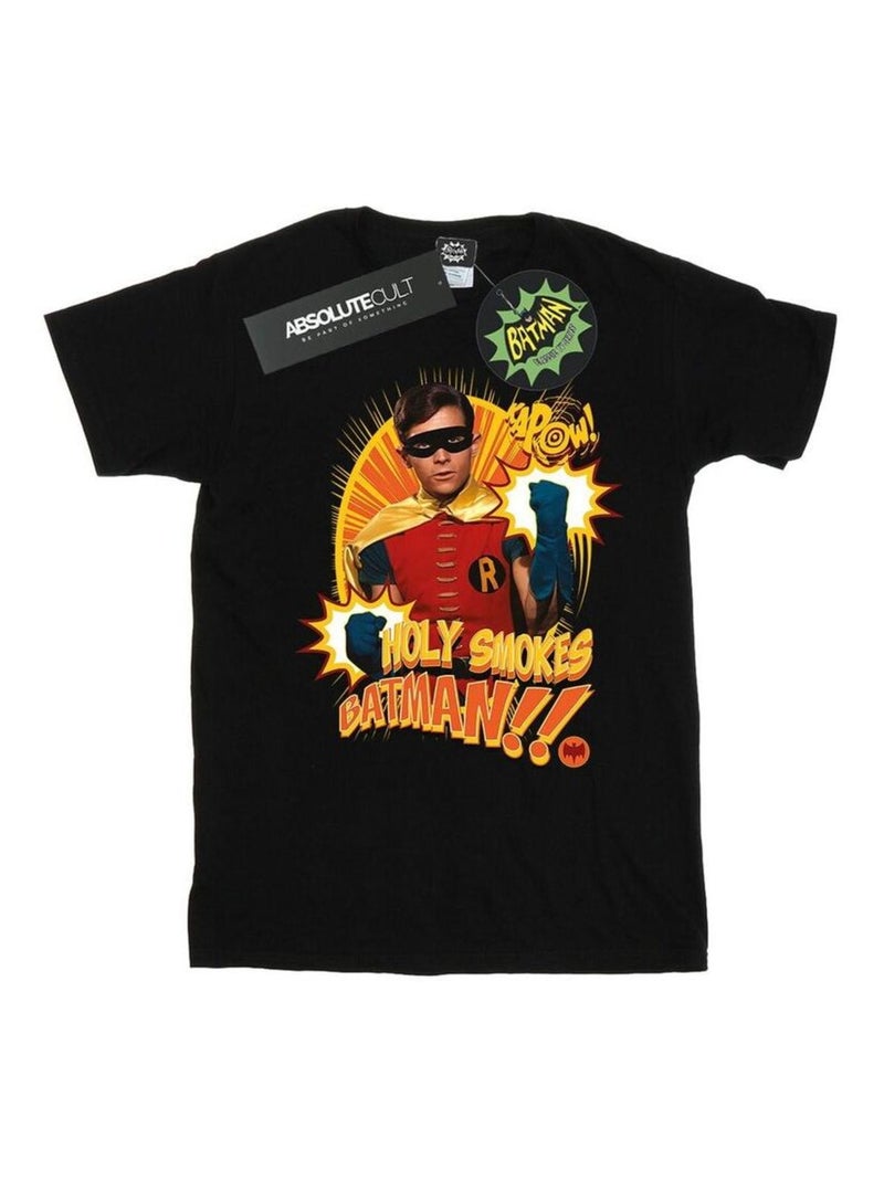 DC Comics - T-shirt HOLY SMOKES Gris chiné - Kiabi