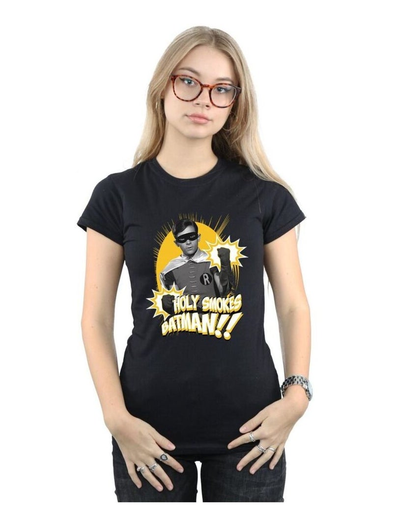 DC Comics - T-shirt HOLY SMOKES Noir - Kiabi
