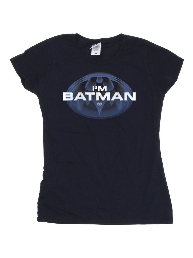 DC Comics - T-shirt I'M BATMAN Bleu marine - Kiabi