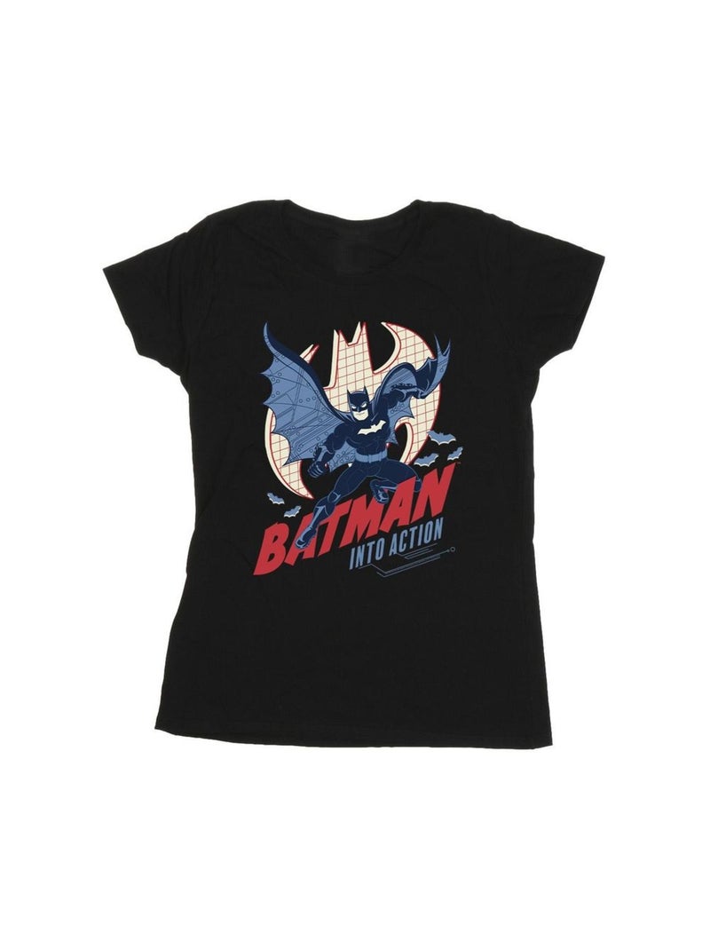 DC Comics - T-shirt INTO ACTION Noir - Kiabi