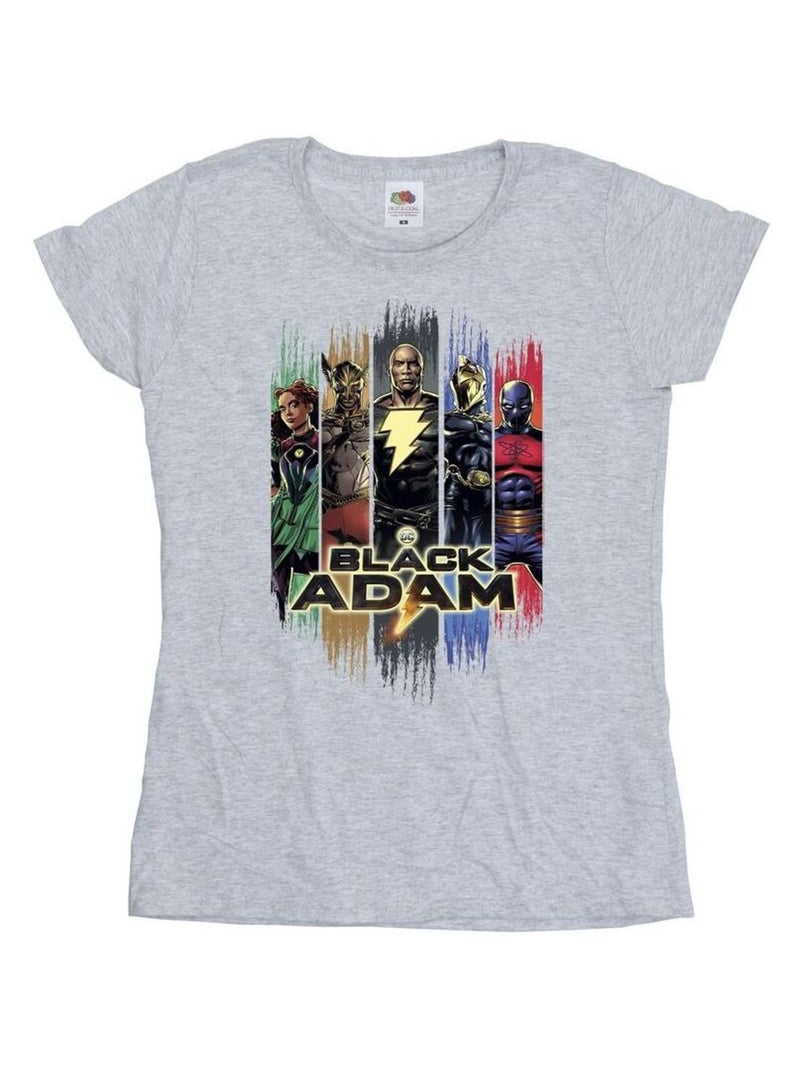 DC Comics - T-shirt JSA Gris chiné - Kiabi