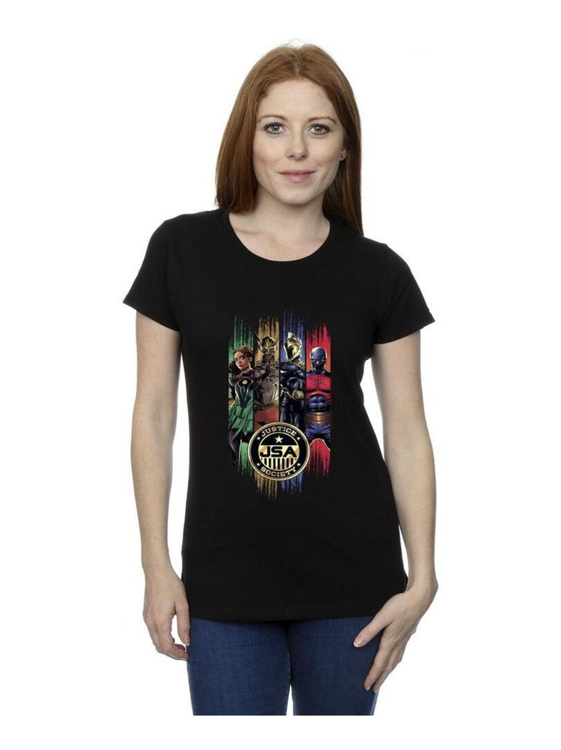 DC Comics - T-shirt JSA Noir - Kiabi
