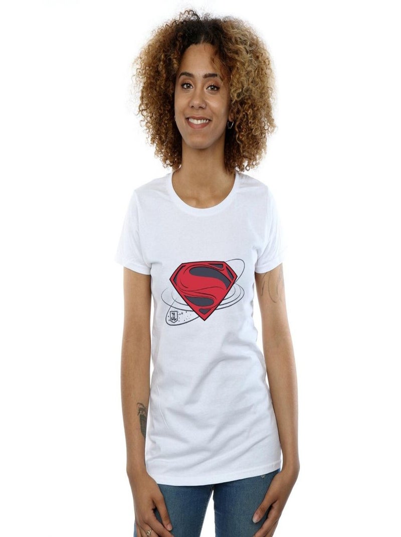 DC Comics - T-shirt JUSTICE LEAGUE Blanc - Kiabi