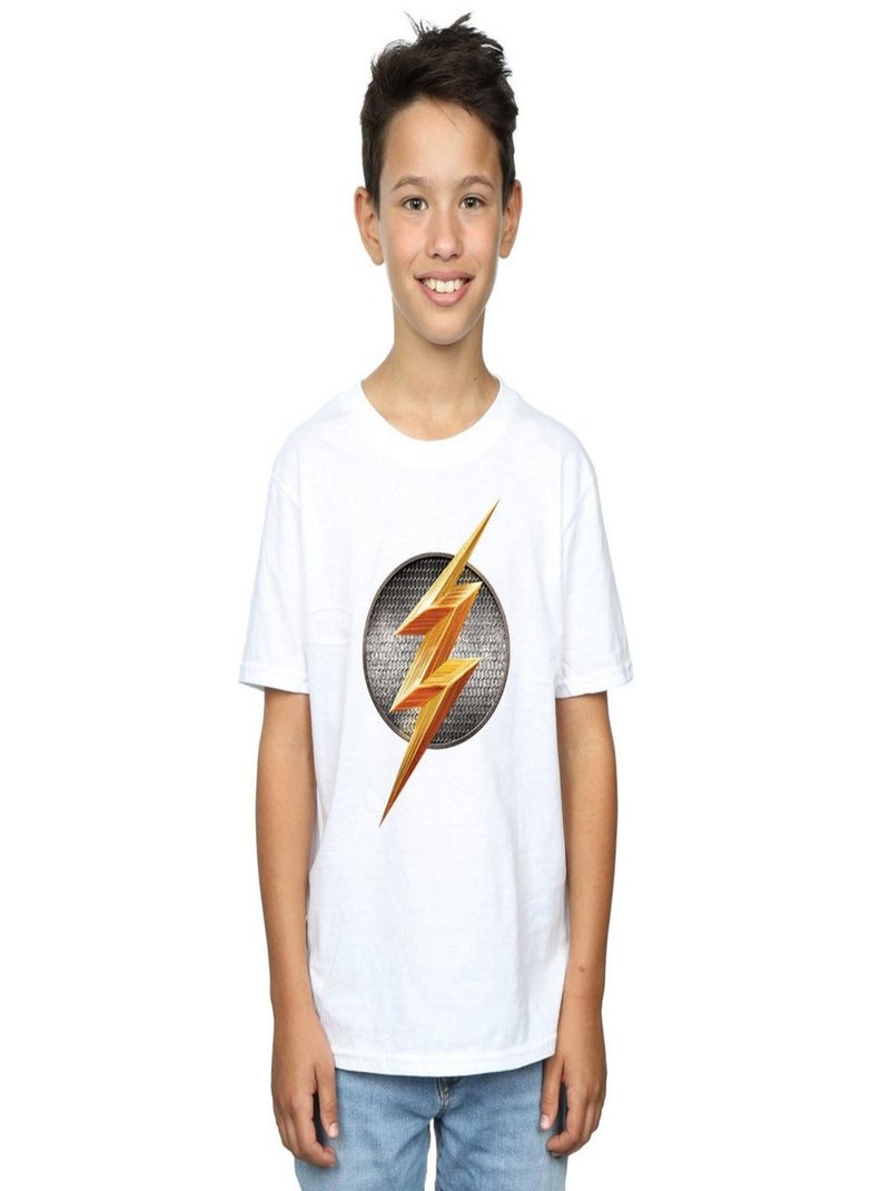 DC Comics - T-shirt JUSTICE LEAGUE Blanc - Kiabi