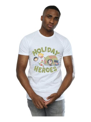 DC Comics - T-shirt JUSTICE LEAGUE CHRISTMAS DELIVERY