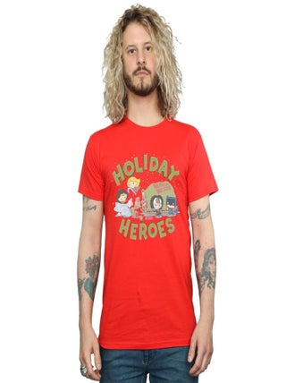 DC Comics - T-shirt JUSTICE LEAGUE CHRISTMAS DELIVERY
