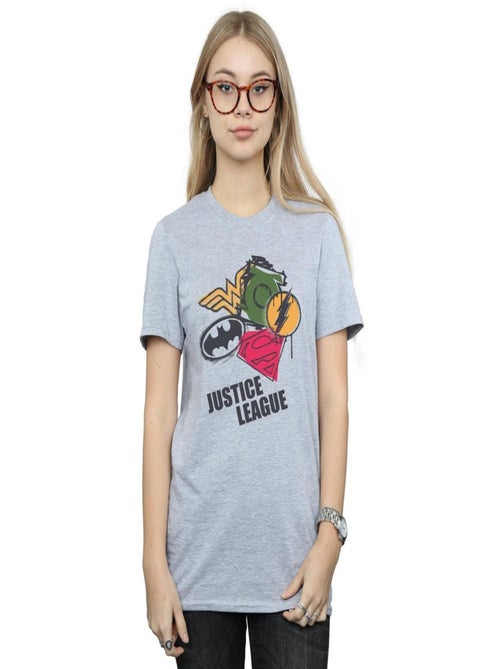 DC Comics - T-shirt JUSTICE LEAGUE - Kiabi