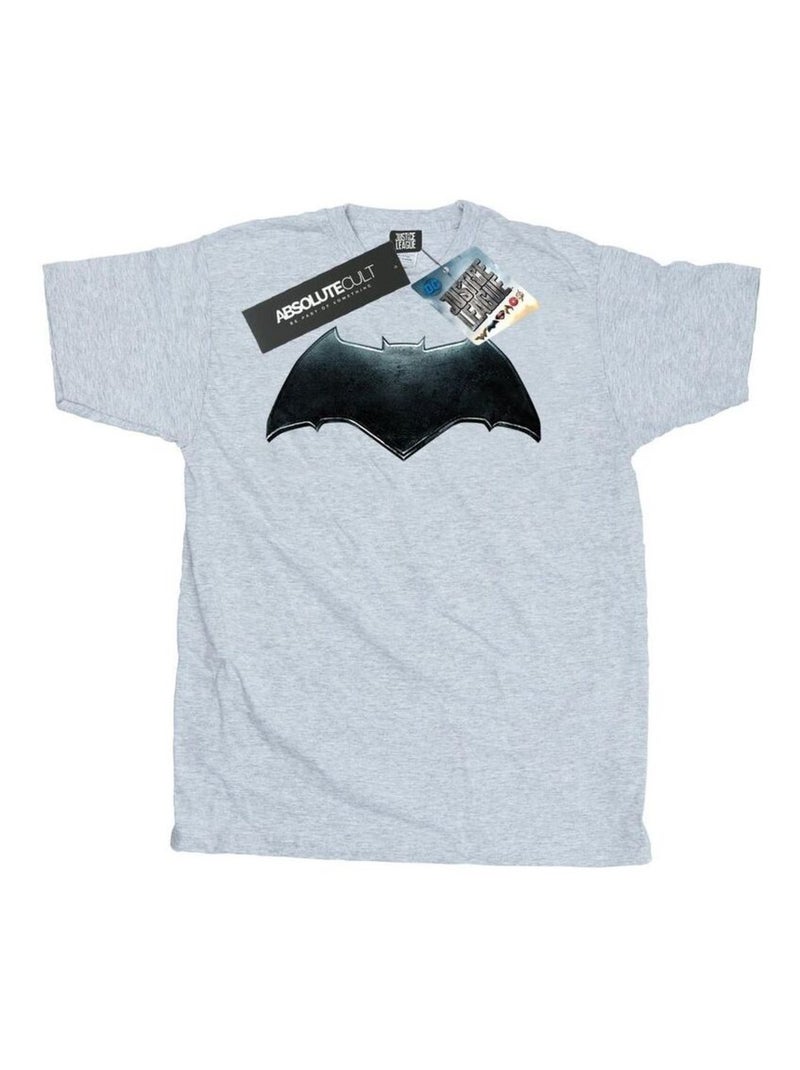 DC Comics - T-shirt JUSTICE LEAGUE Gris chiné - Kiabi