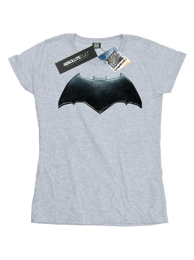DC Comics - T-shirt JUSTICE LEAGUE Gris chiné - Kiabi