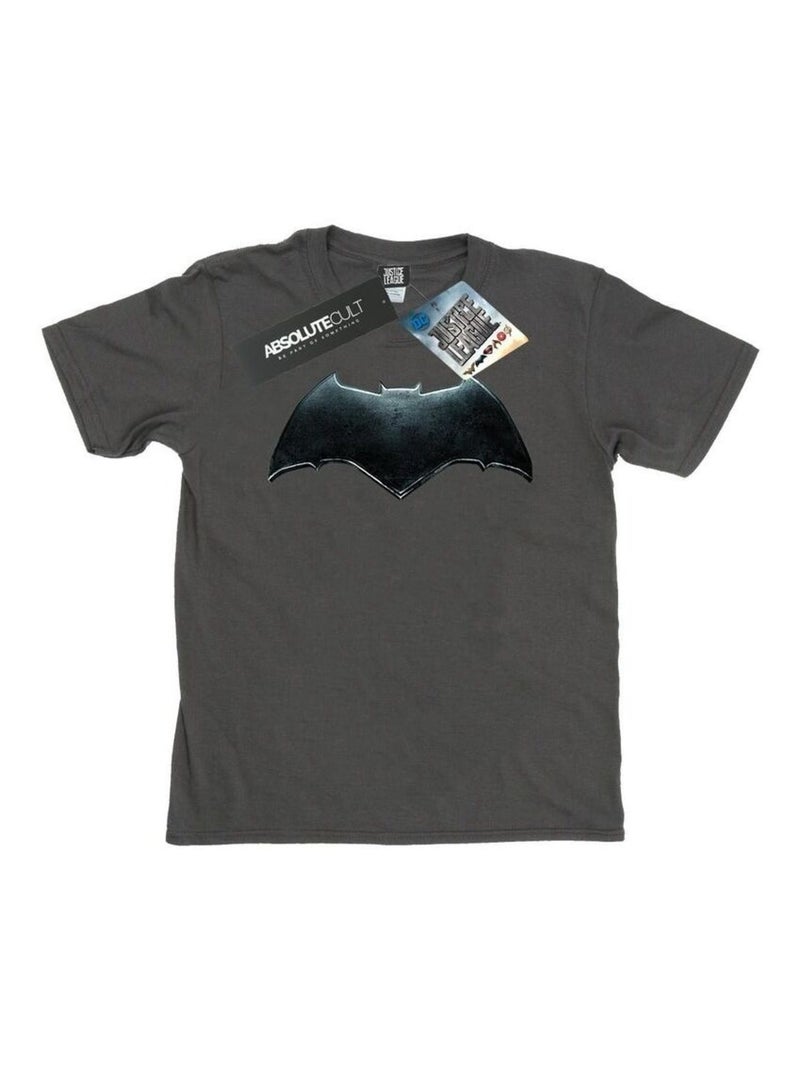 DC Comics - T-shirt JUSTICE LEAGUE Gris Noir - Kiabi