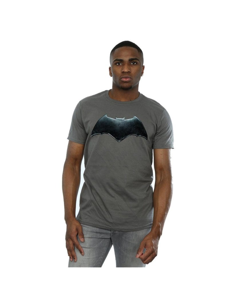 DC Comics - T-shirt JUSTICE LEAGUE Gris Noir - Kiabi