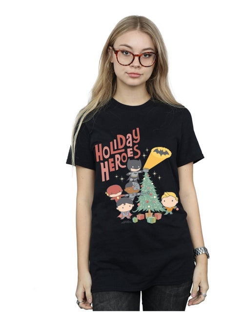 DC Comics - T-shirt JUSTICE LEAGUE HOLIDAY HEROES - Kiabi