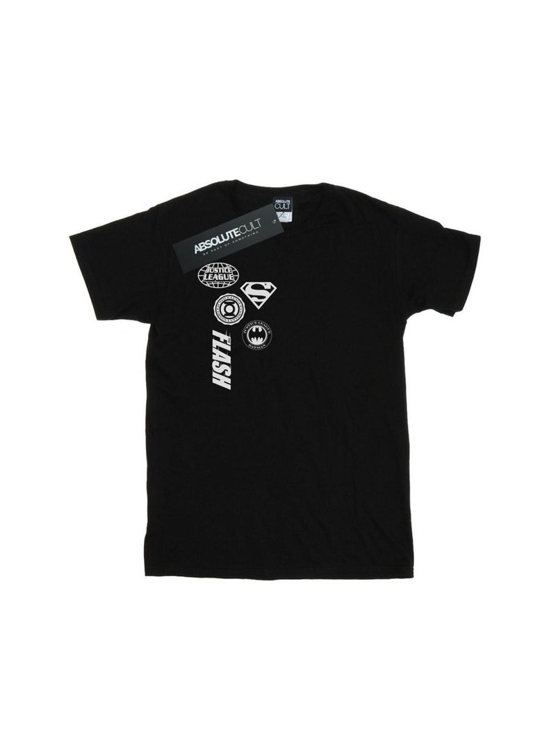DC Comics - T-shirt JUSTICE LEAGUE Noir - Kiabi