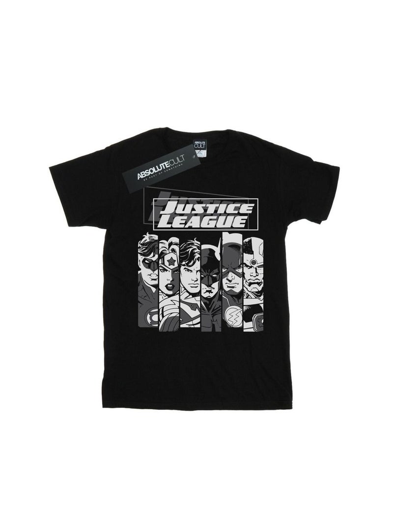 DC Comics - T-shirt JUSTICE LEAGUE Noir - Kiabi