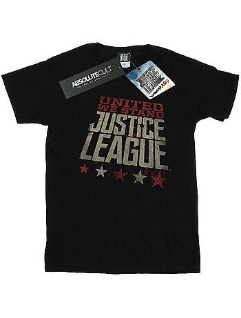 DC Comics - T-shirt JUSTICE LEAGUE UNITED WE STAND