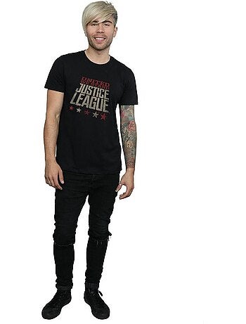 DC Comics - T-shirt JUSTICE LEAGUE UNITED WE STAND