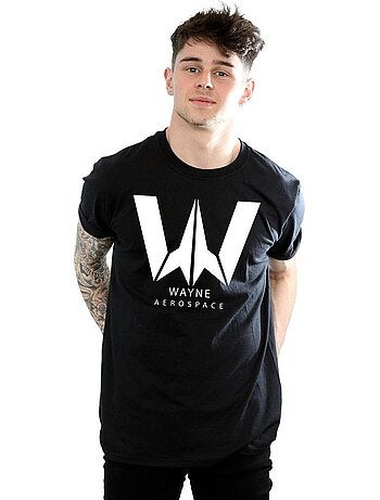 DC Comics - T-shirt JUSTICE LEAGUE WAYNE AEROSPACE