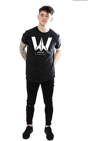 DC Comics - T-shirt JUSTICE LEAGUE WAYNE AEROSPACE