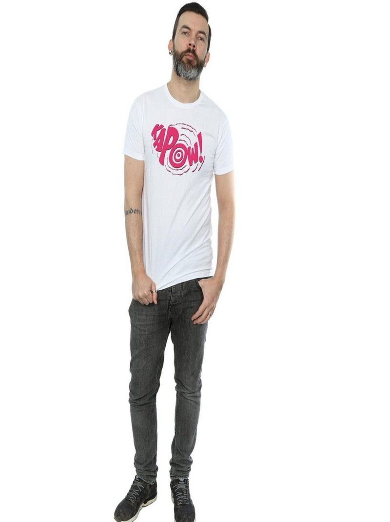 DC Comics - T-shirt KAPOW Blanc - Kiabi