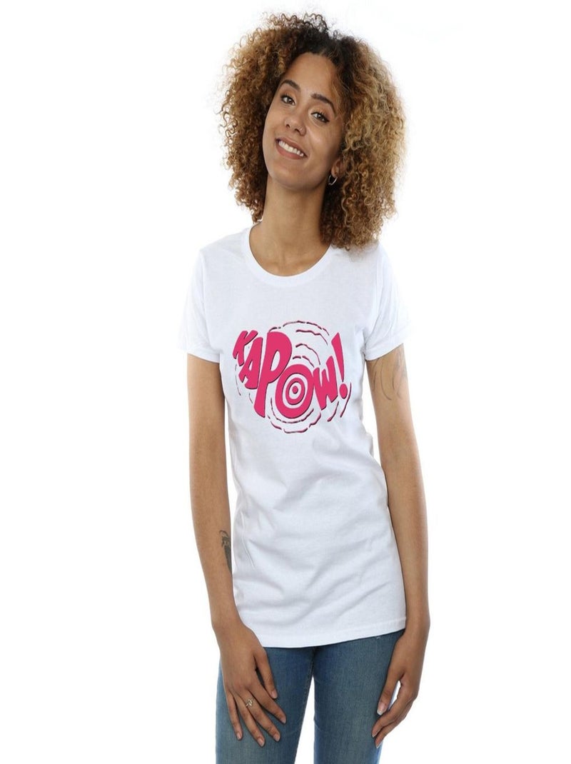 DC Comics - T-shirt KAPOW Blanc - Kiabi