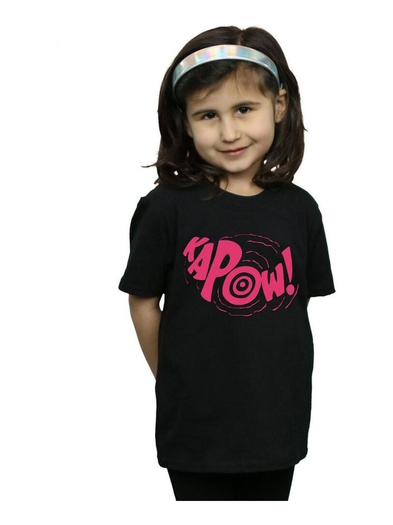 DC Comics - T-shirt KAPOW Noir - Kiabi