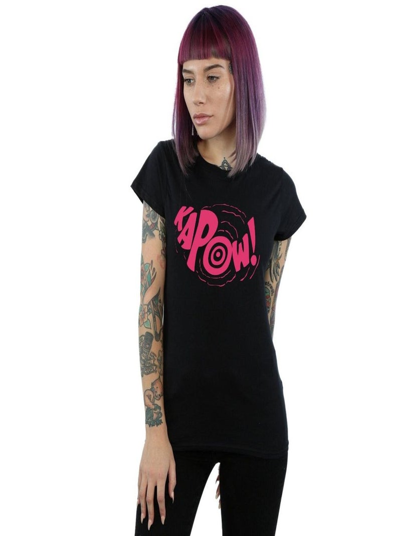 DC Comics - T-shirt KAPOW Noir - Kiabi