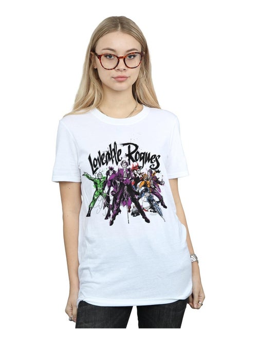 DC Comics - T-shirt LOVEABLE ROGUES - Kiabi