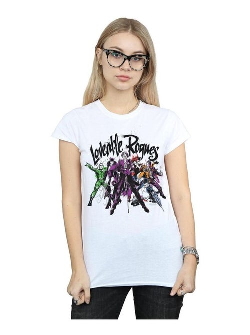 DC Comics - T-shirt LOVEABLE ROGUES - Kiabi DC Comics - T-shirt LOVEABLE ROGUES - Kiabi