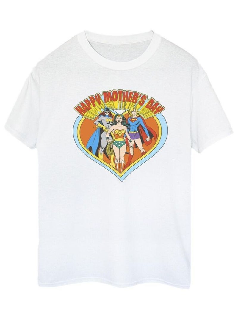 DC Comics - T-shirt MOTHER'S DAY Blanc - Kiabi