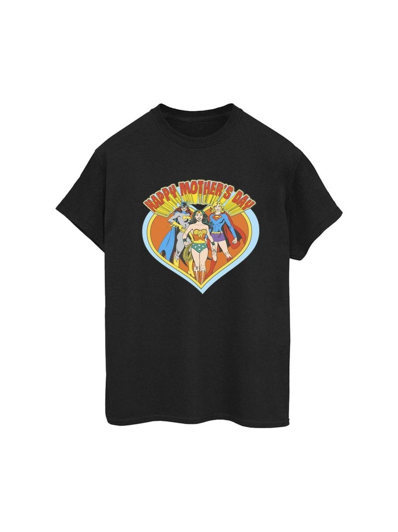 DC Comics - T-shirt MOTHER'S DAY Noir - Kiabi
