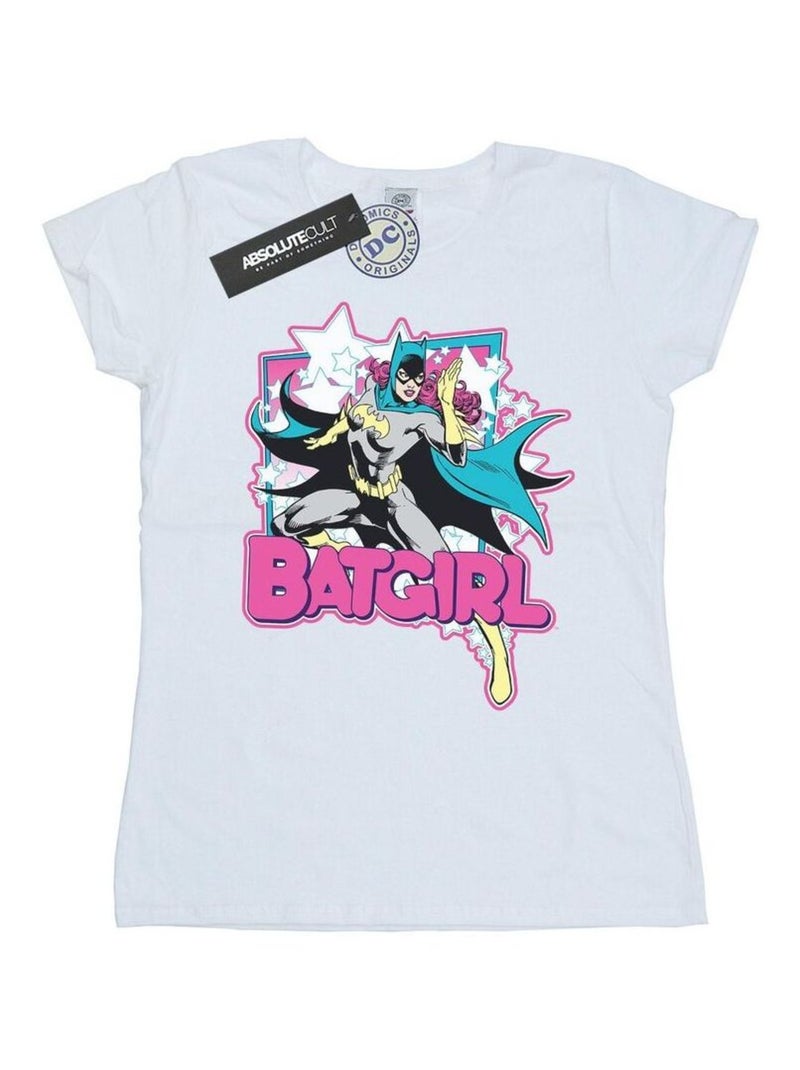 DC Comics - T-shirt motif Batgirl motif/style Saut Blanc - Kiabi