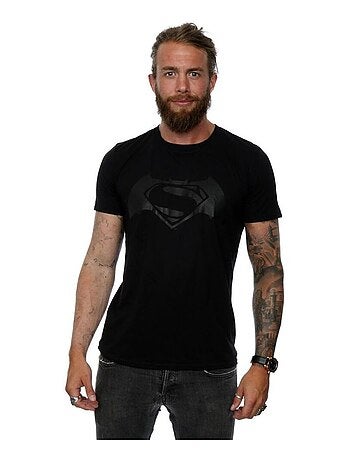 DC Comics - T-shirt motif Batman vs Superman motif/style logo imprimé