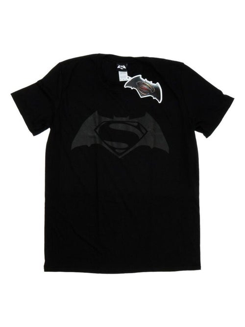 DC Comics - T-shirt motif Batman vs Superman motif/style logo imprimé - Kiabi