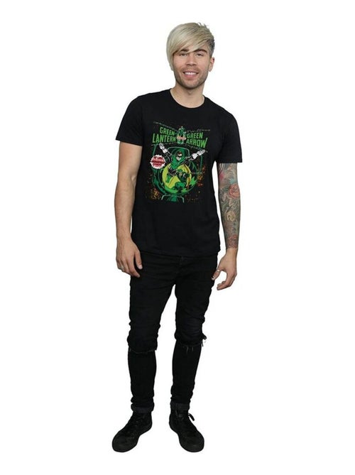 DC Comics - T-shirt motif Green Lantern et Green Arrow motif/style couverture de bande dessinée - Kiabi