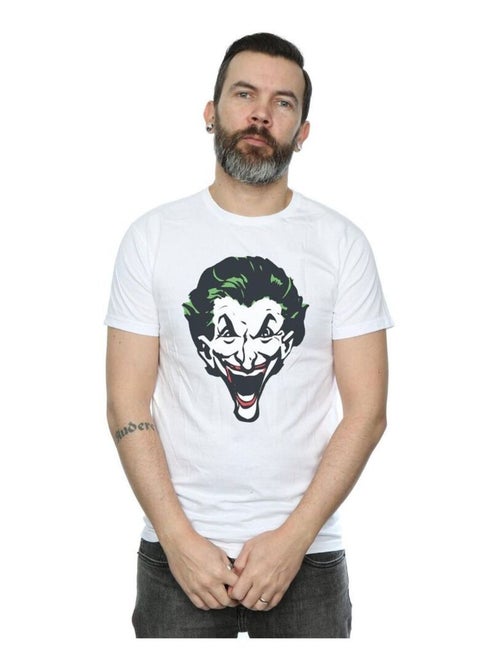 DC Comics - T-shirt motif Le Joker motif/style gros visage - Kiabi