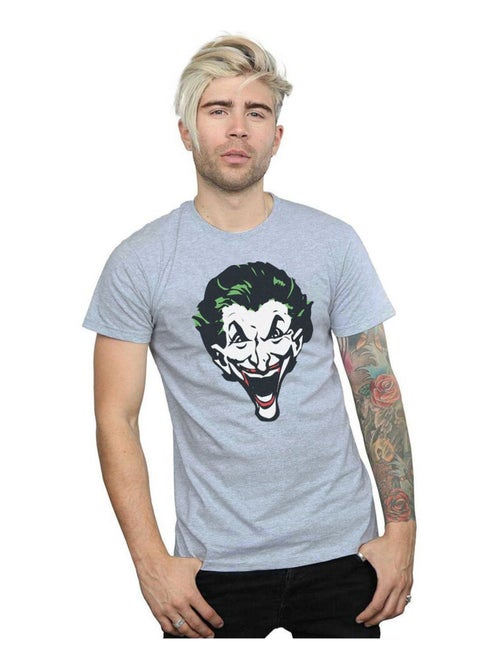 DC Comics - T-shirt motif Le Joker motif/style gros visage - Kiabi DC Comics - T-shirt motif Le Joker motif/style gros visage - Kiabi