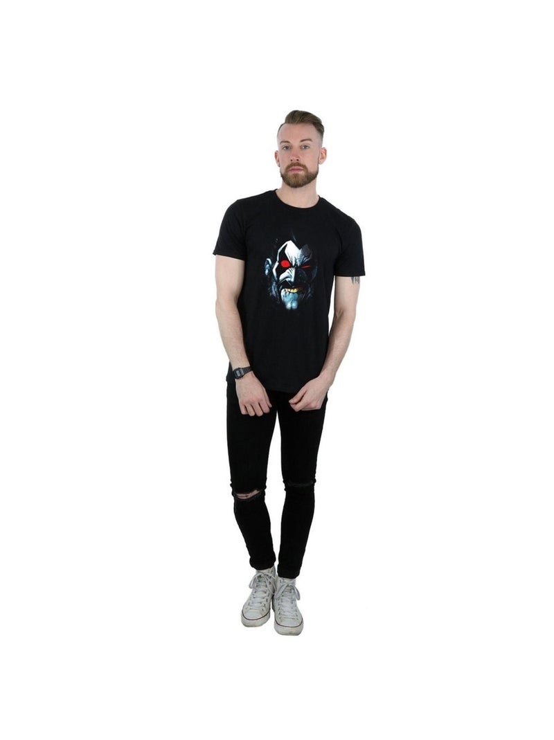 DC Comics - T-shirt motif Lobo motif/style Portrait Noir - Kiabi
