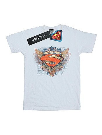 DC Comics - T-shirt motif Superman motif/style Bouclier ailé