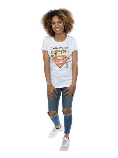 DC Comics - T-shirt motif Superman motif/style Bouclier - Kiabi