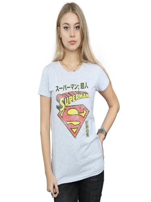 DC Comics - T-shirt motif Superman motif/style Bouclier - Kiabi