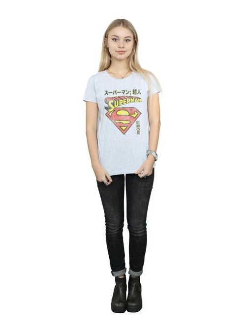 DC Comics - T-shirt motif Superman motif/style Bouclier - Kiabi