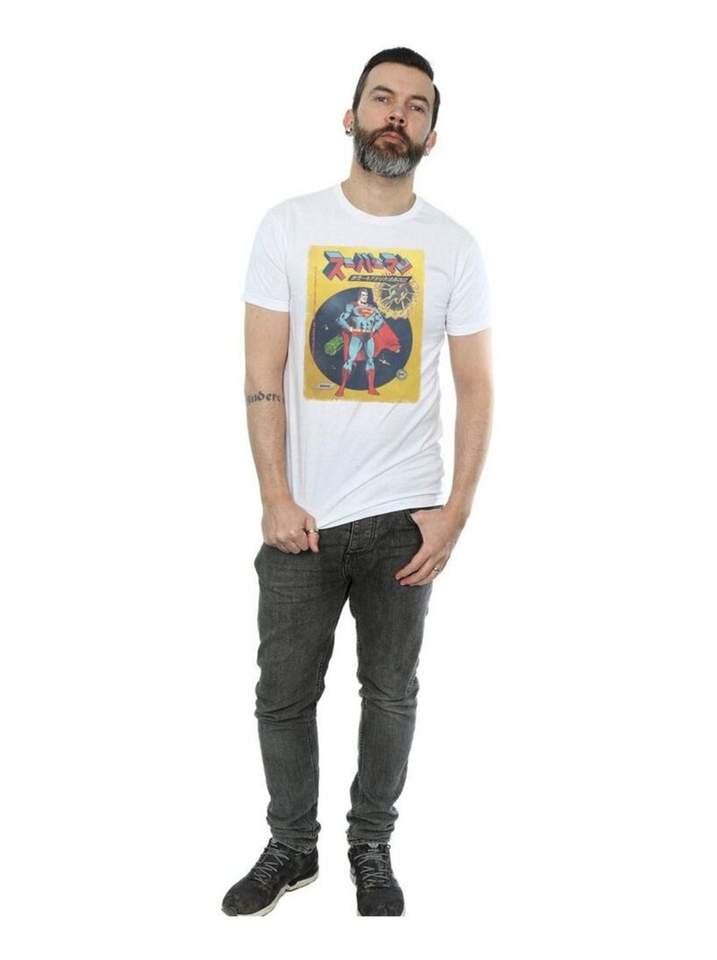 DC Comics - T-shirt motif Superman motif/style Housse Blanc - Kiabi