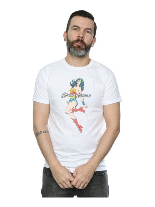 DC Comics - T-shirt motif Wonder Woman motif/style saut d'obstacles - Kiabi